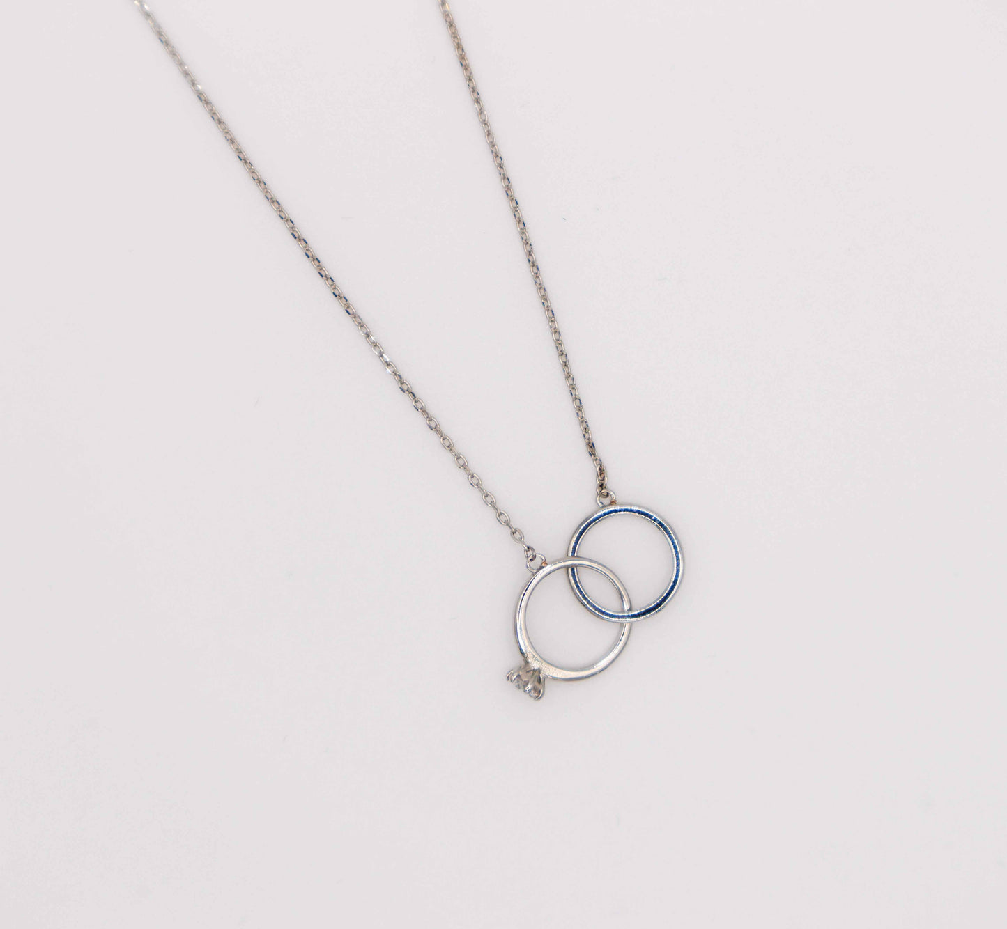 Eternal Embrace White Gold Necklace - Timeless Luxury