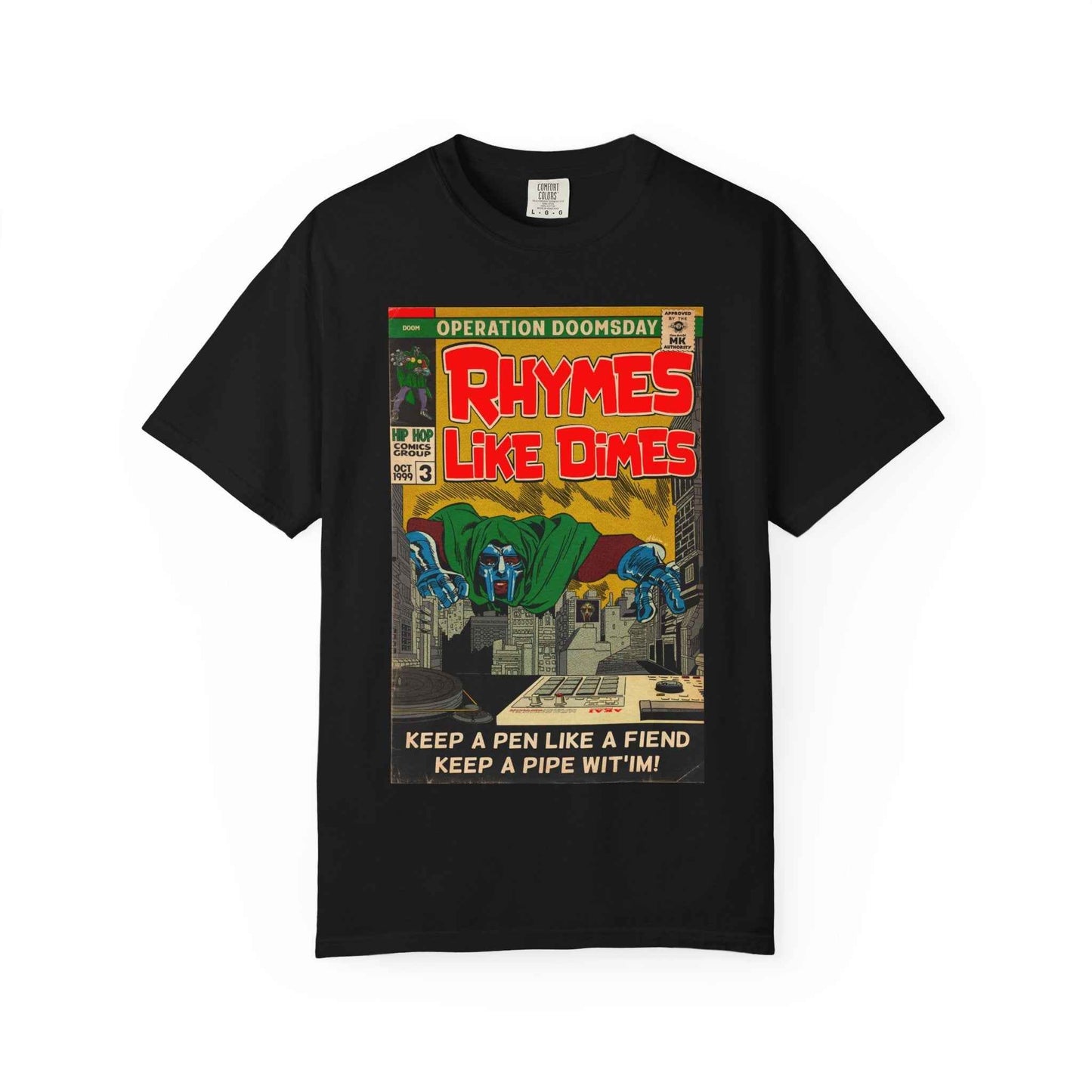 Rhymes Like Dimes - Unisex Comfort Colors T-shirt