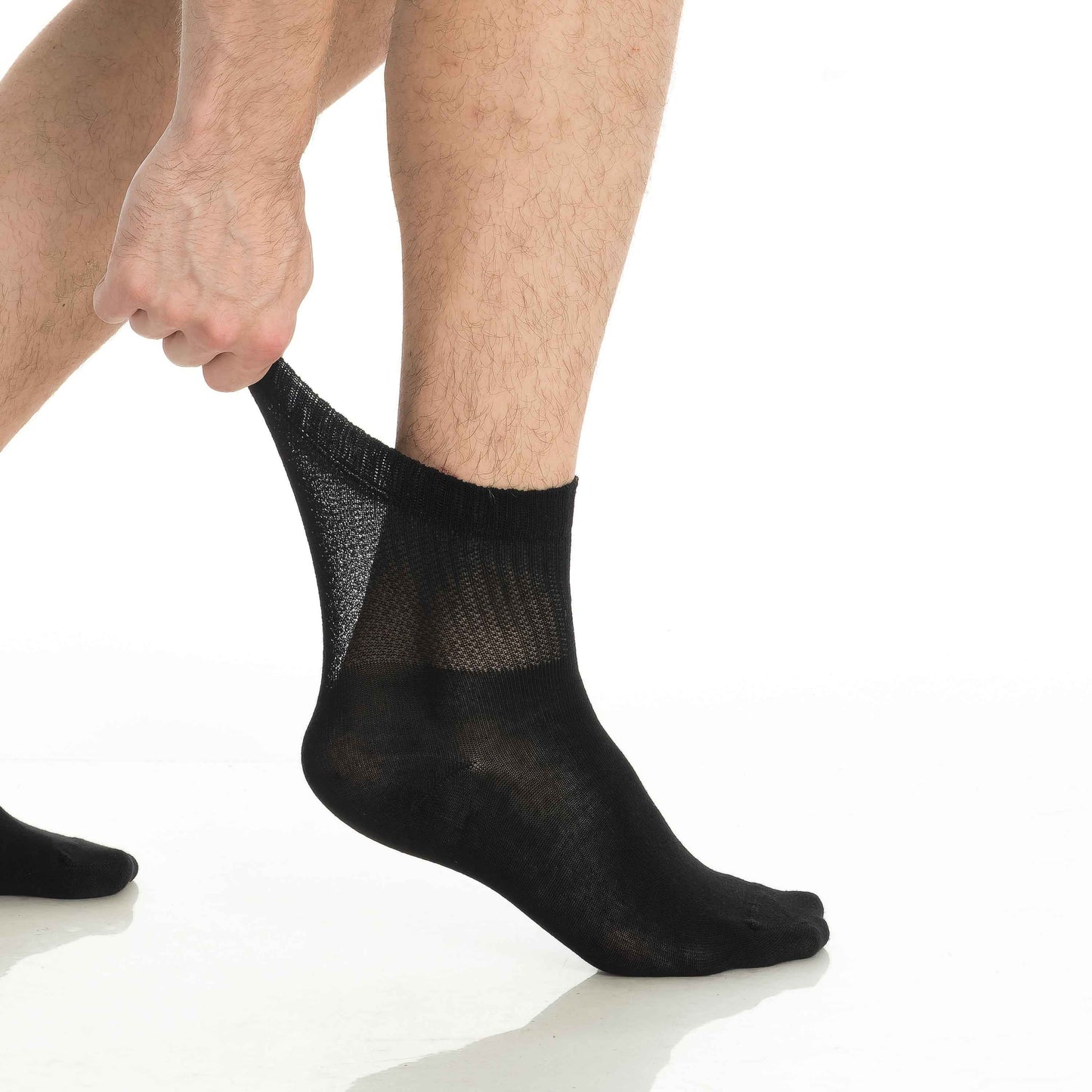 Men’s & Women’s Bamboo Diabetic Ankle Socks 4-Pack