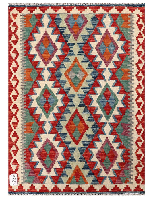 Maimana Afghanistan Kilim Rug - 120 x 85 cm