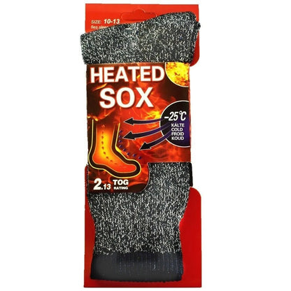 Mens thermal socks Heated winter friendly Warm  Boot Sox thick Duty Size 10-13