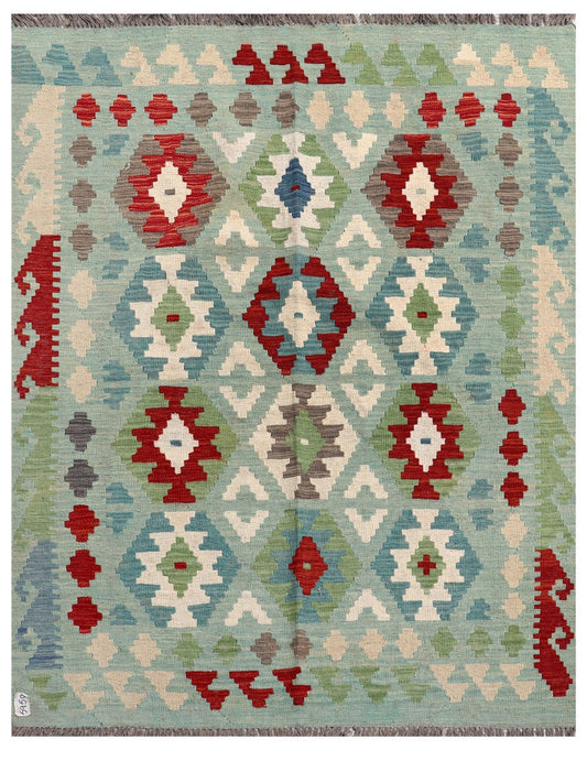 Maimana Afghanistan Kilim Rug - 190 x154 cm