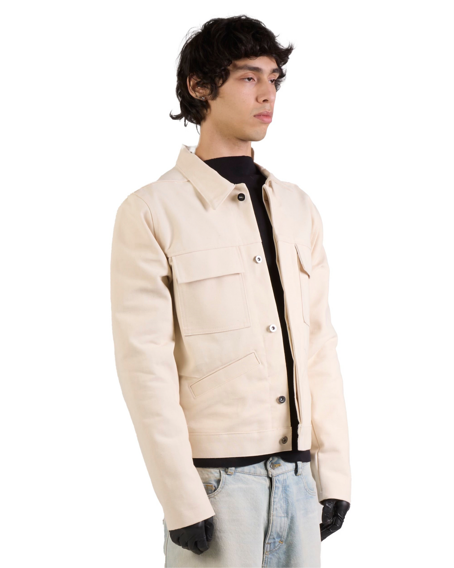 NATURAL UTILITY WORK JACKET - Lolomo!