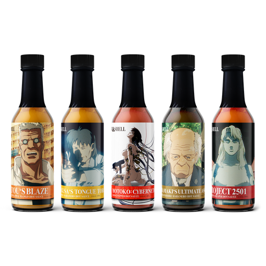 Ghost in the Shell Hot Sauce 5-Pack