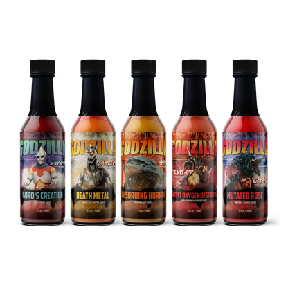 Godzilla Hot Sauce 5-Pack : Series 5