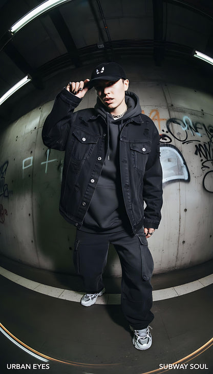 Chapeau en velours côtelé Amazed Cat