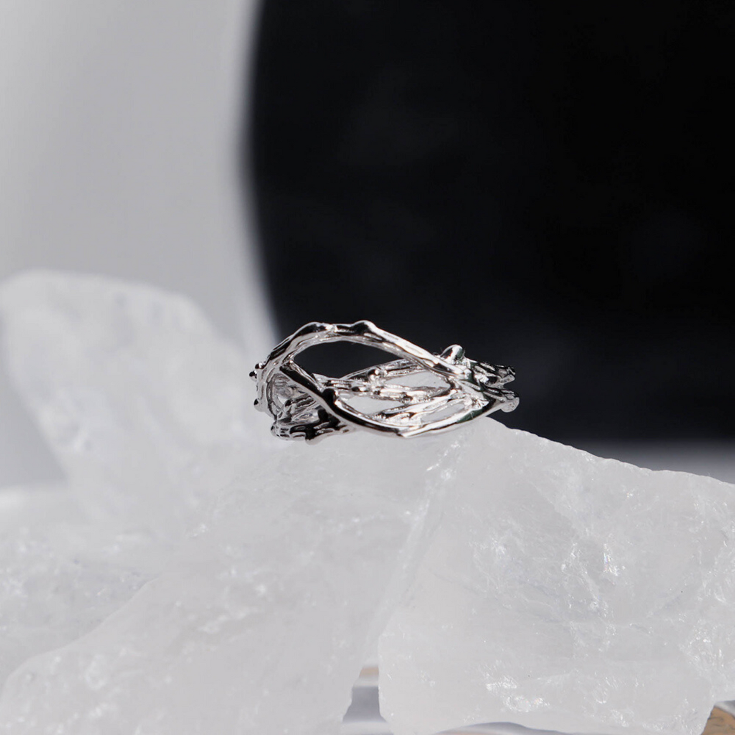 BAGUE TRAVERSE EN MARQUITE