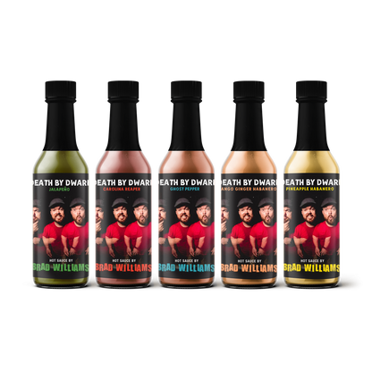 Death By Dwarf Hot Sauce 5-Pack