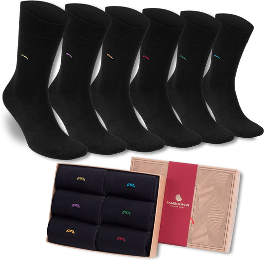 Men’s Bamboo Dress & Trouser Socks 6-Pack - 635