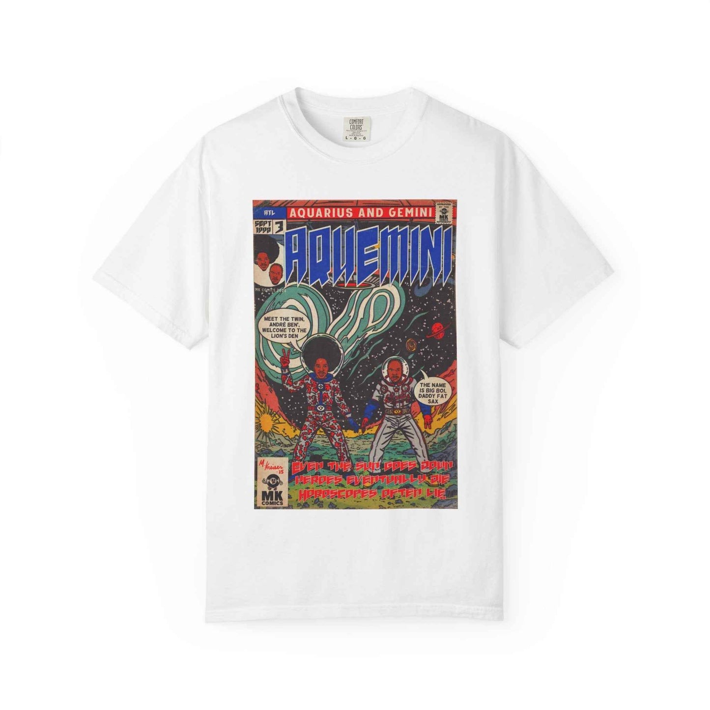 Aquemini - Comic Book Art - Unisex Comfort Colors T-shirt
