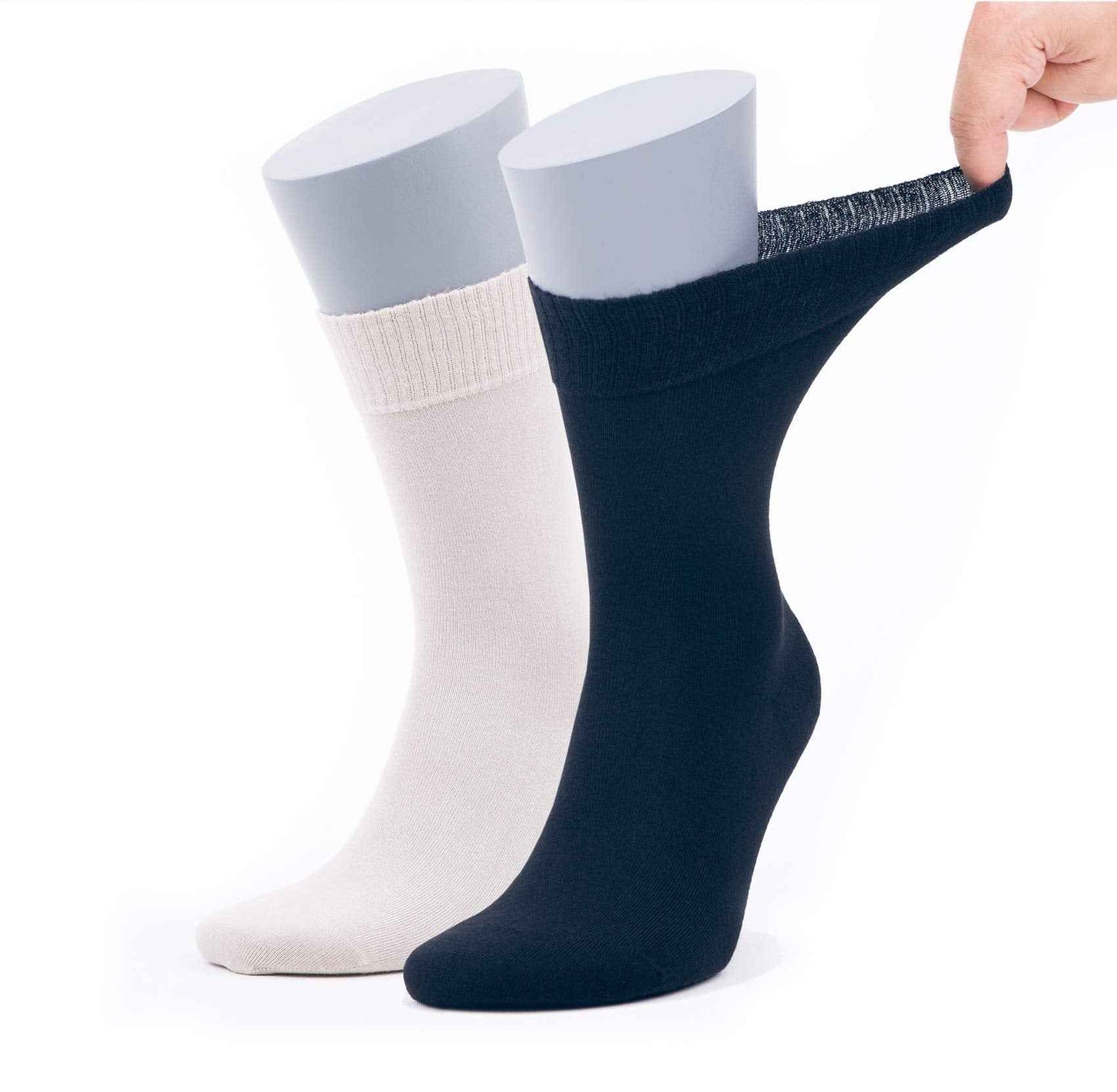 Men’s Bamboo Diabetic Socks 2-Pack - Ultra Thin