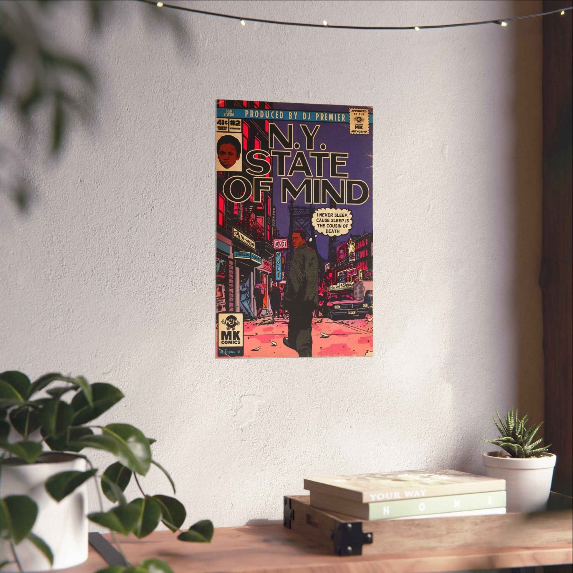 NY State Of Mind - Vertical Matte Poster
