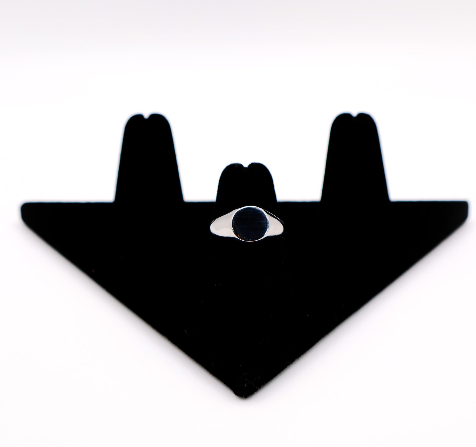 Italian Round Face Silver Ring - Lolomo!