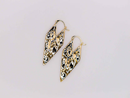Gold Geometry Glam Earrings – Modern Gold Geometric Jewelry