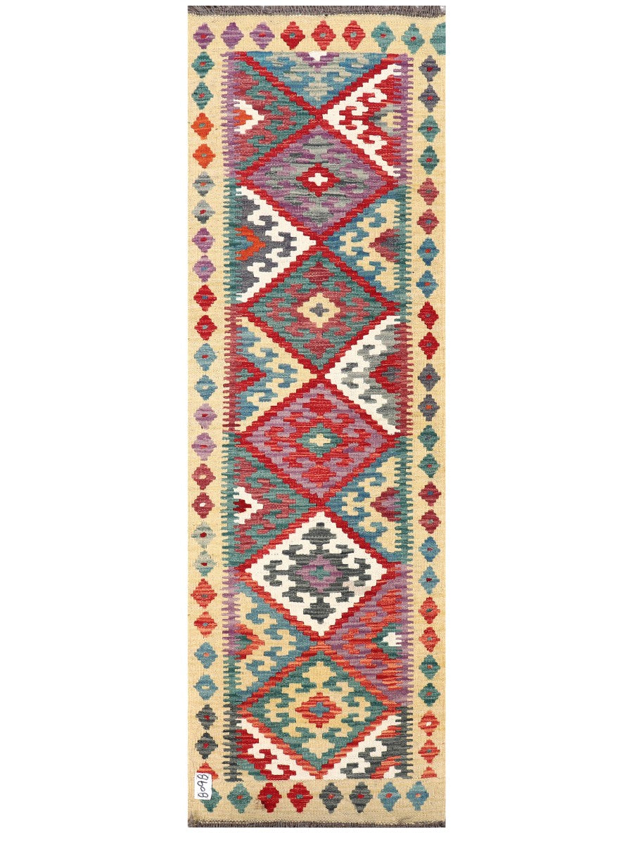 Maimana Afghanistan Kilim Rug - 191 x60 cm
