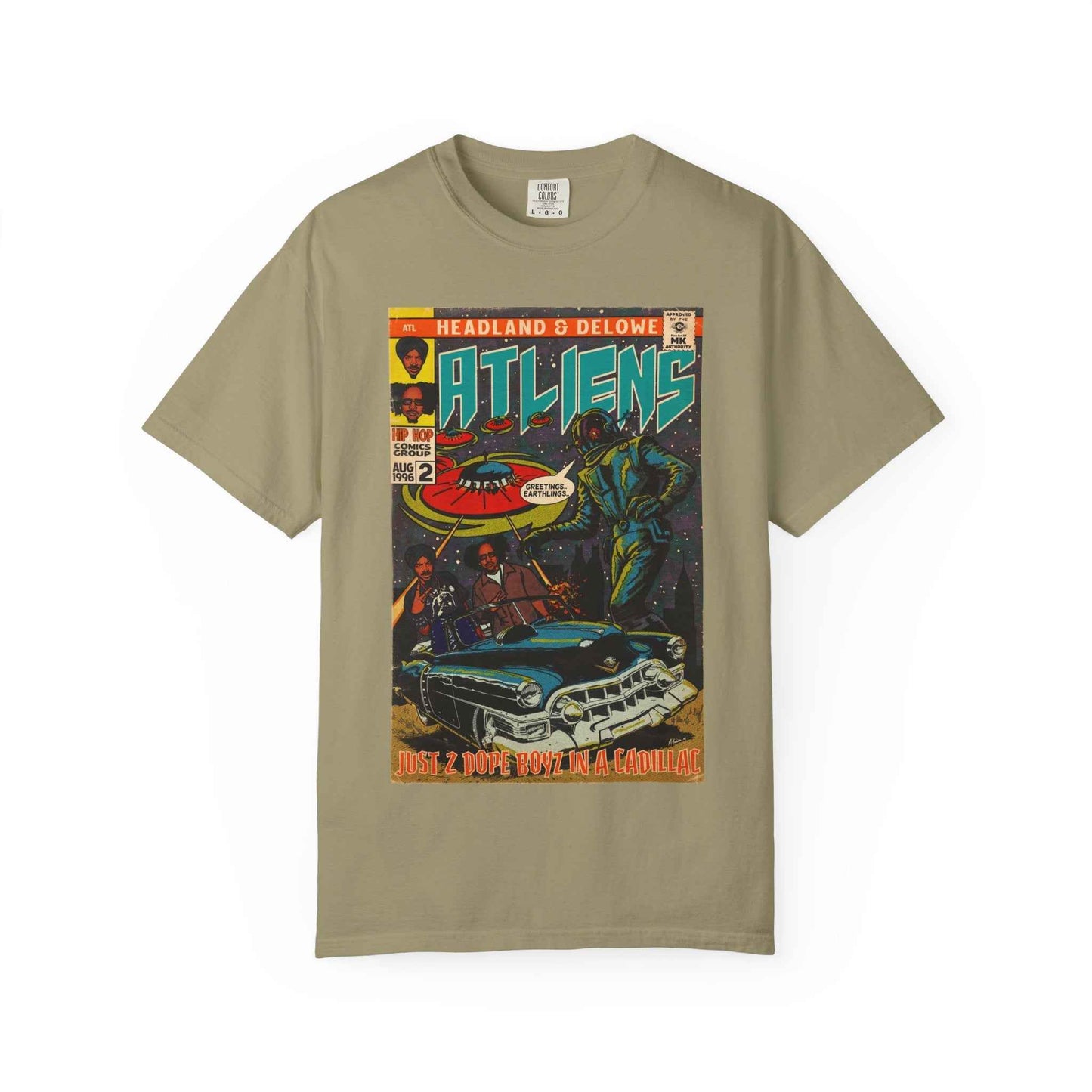 ATLiens - 2 Dope Boyz in a Cadillac - Unisex Comfort Colors T-shirt