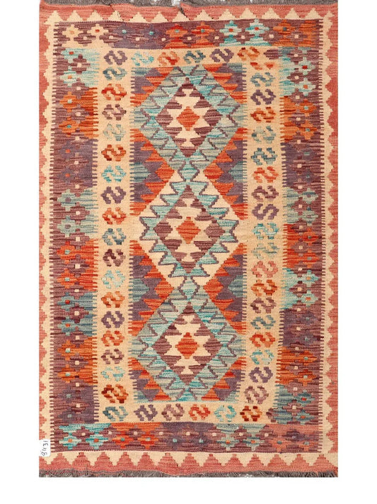 Maimana Afghanistan Kilim Rug - 160 x100 cm