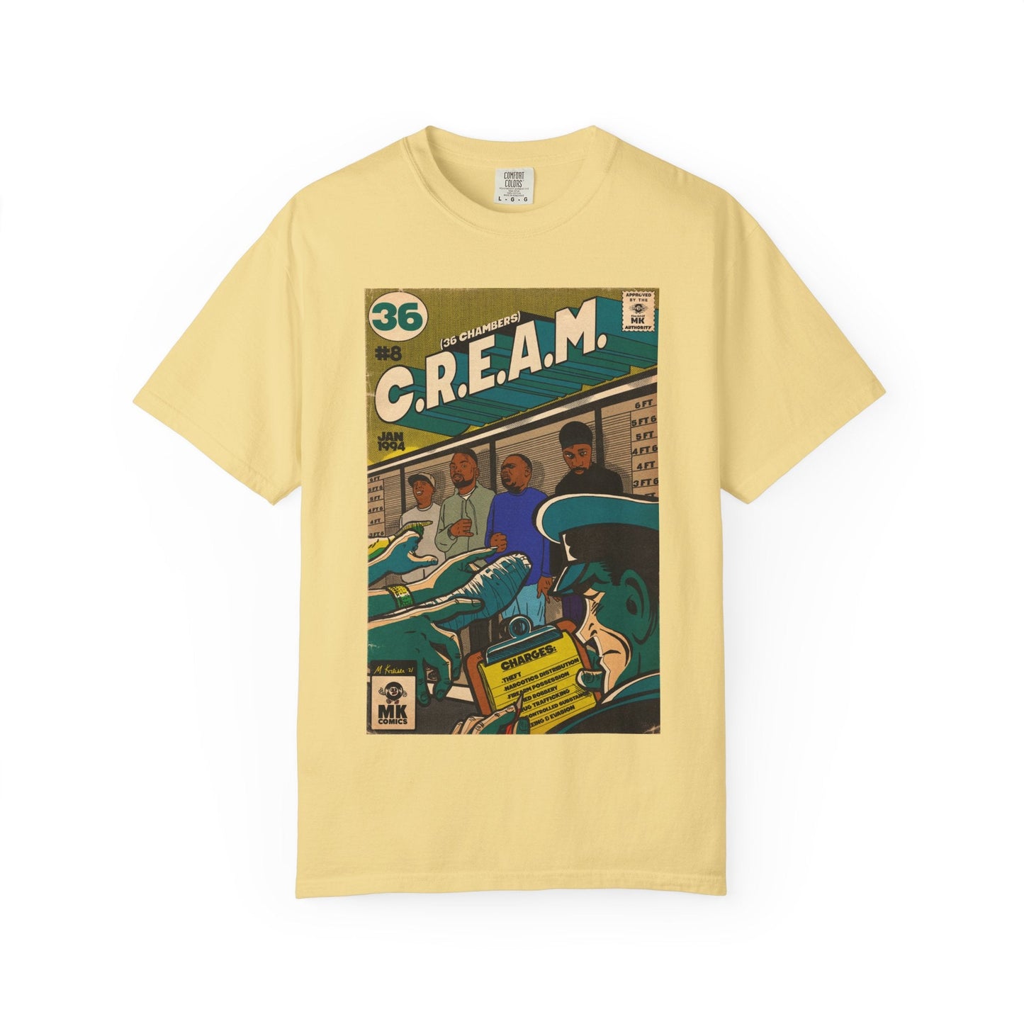 C.R.E.A.M - Unisex Comfort Colors T-shirt