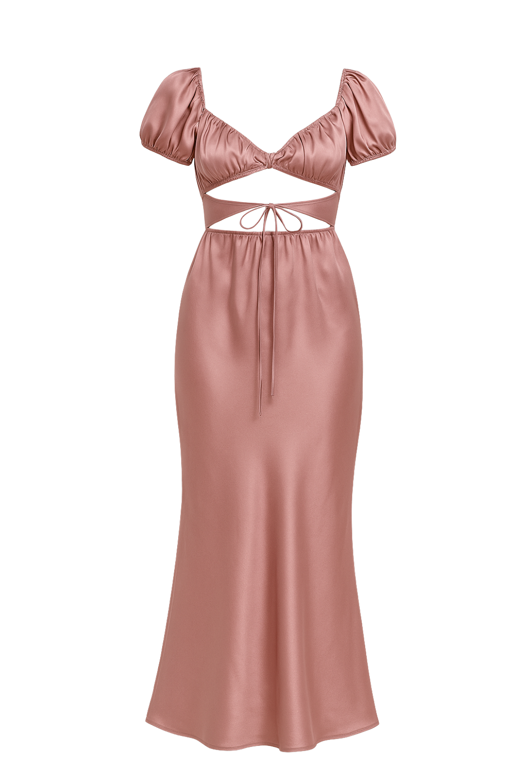 Romance in Rome Satin Dress