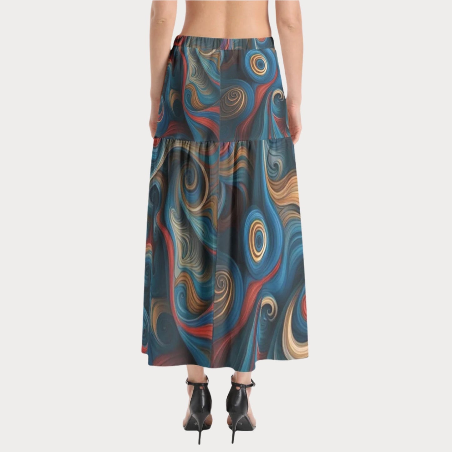 Brooklyn Republic™ Mercy Ruffle Slit Hem Skirt