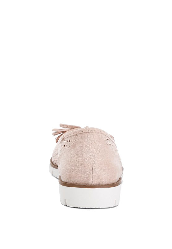 Pacer Perforated Leather Ballerinas