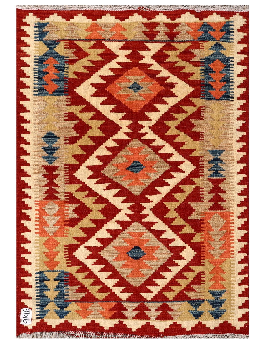 Maimana Afghanistan Kilim Rug - 115 x 80 cm