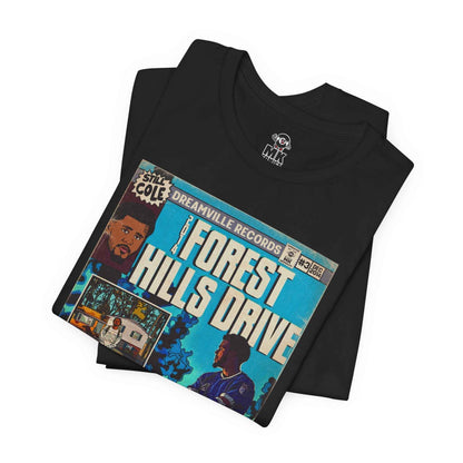 2014 Forest Hills Drive - Comic Book Art -  Unisex Jersey Short Sleeve Tee