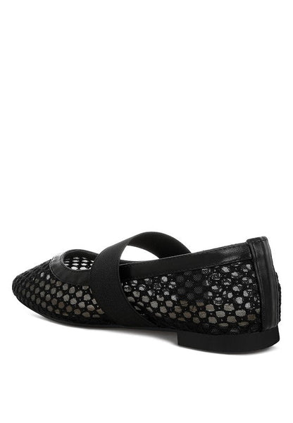 Nayela Mid-Foot Strap Ballerinas