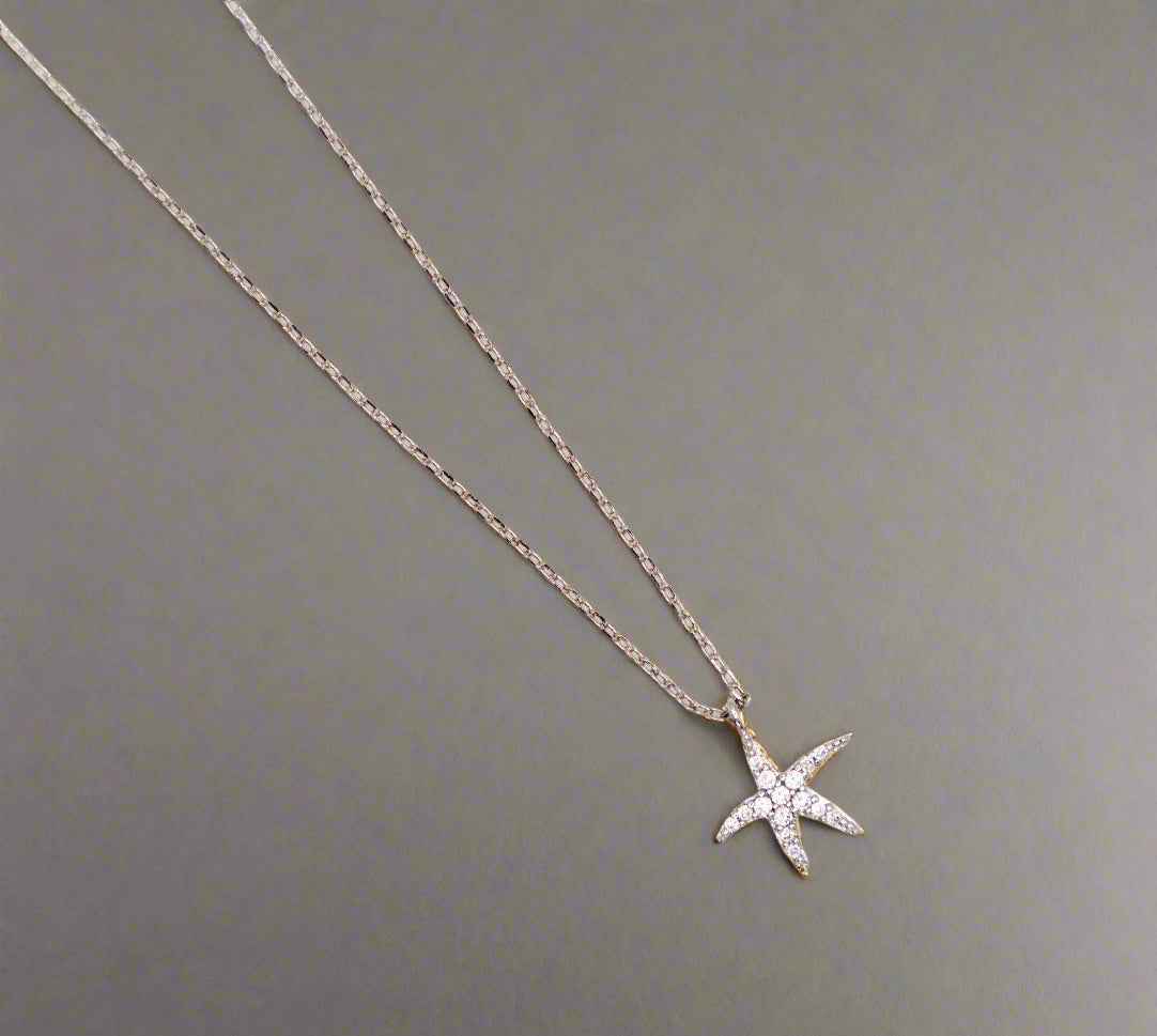 Starry Seas Necklace – Luxury Blue Gemstone Statement Necklace