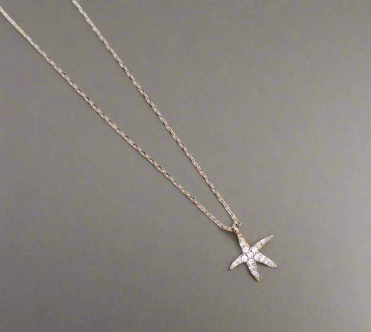 Starry Seas Necklace – Luxury Blue Gemstone Statement Necklace