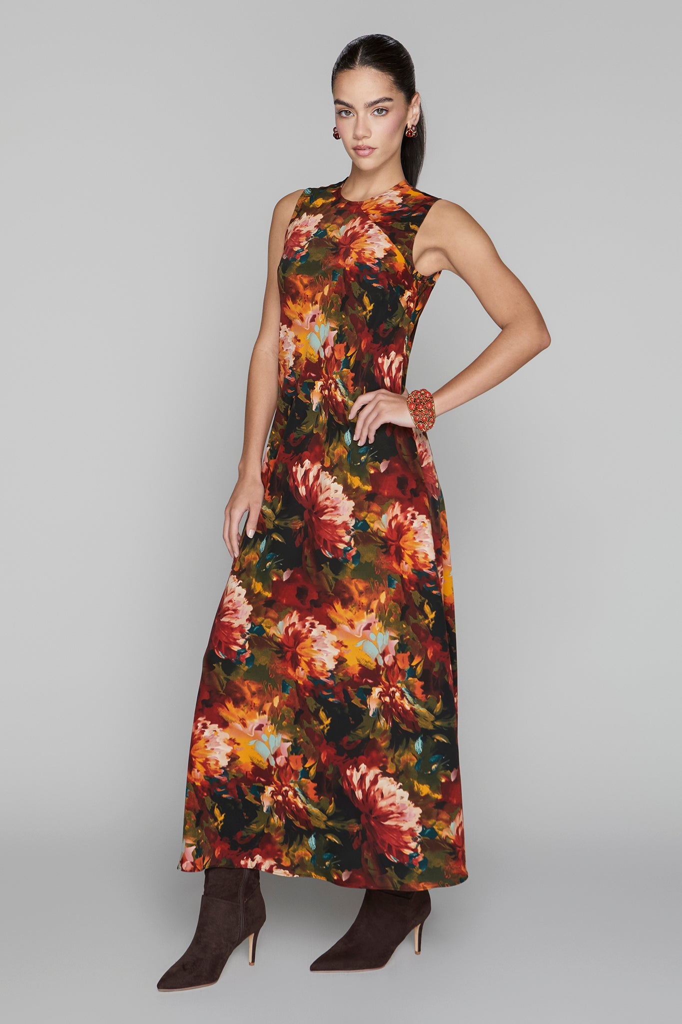Blake Dress in Dusk Flora