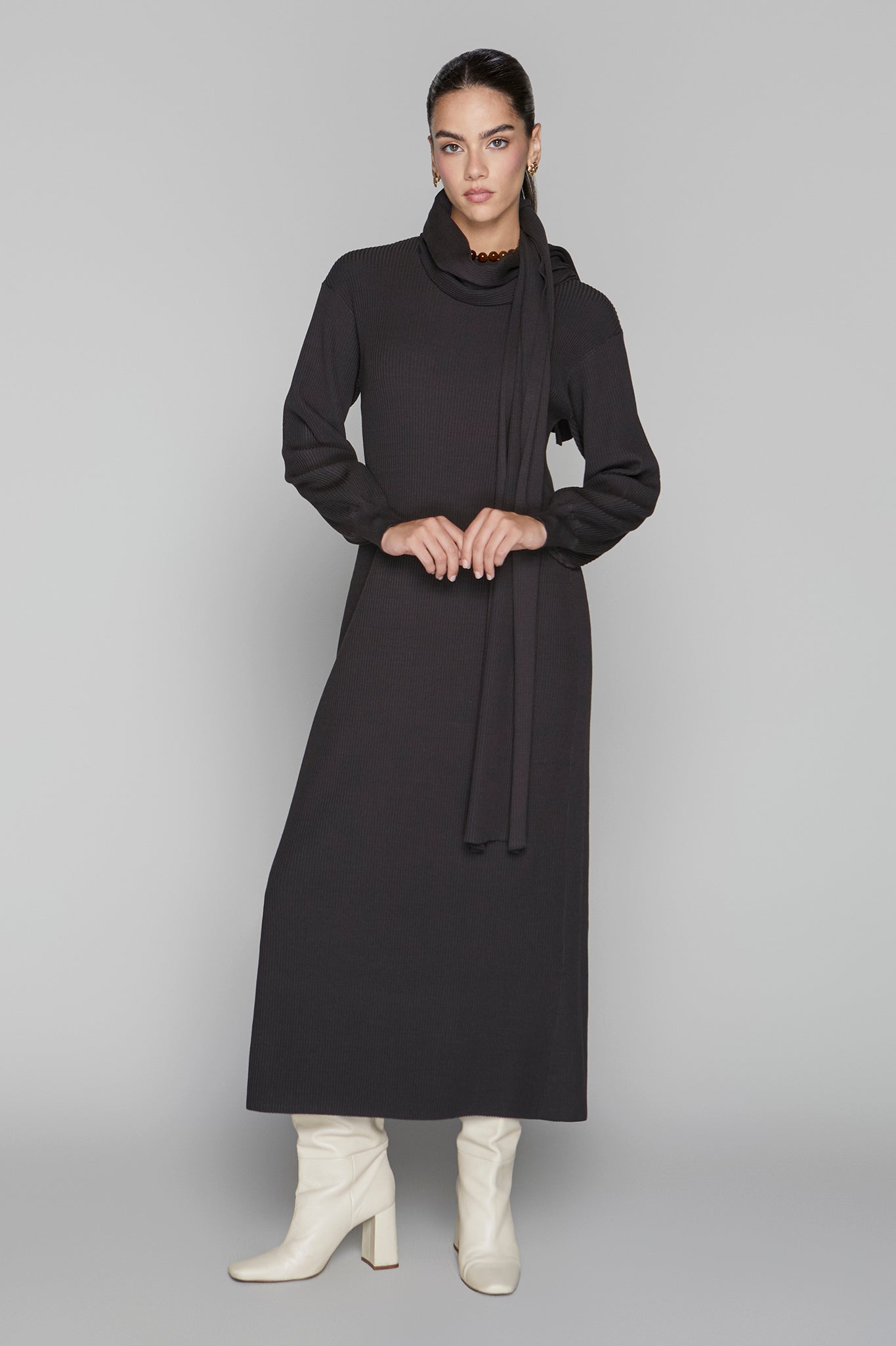 Lowry Dress in Smoked Sage