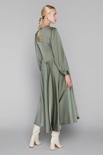 Arden Maternity Dress in Olive