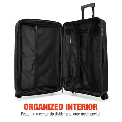 Excavator 3 Piece Expandable Tough Luggage Set