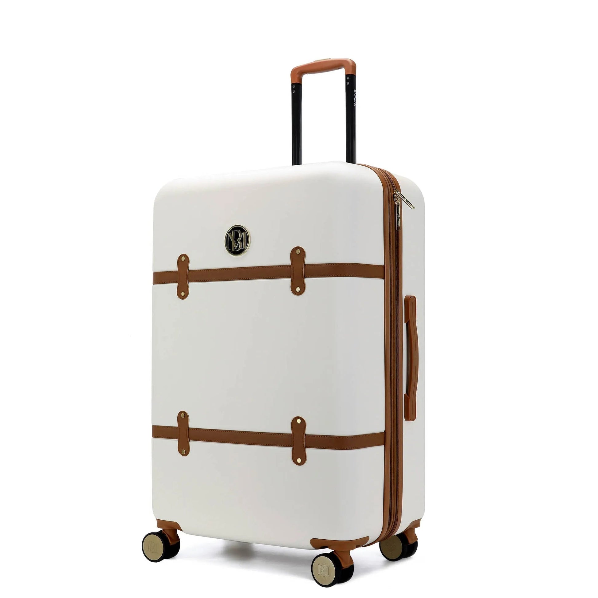 Grace Expandable 25" Medium Checked Retro Suitcase - Lolomo!