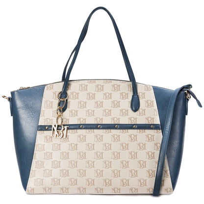 Caroline Vegan Leather Monogram Weekender Duffel Bag