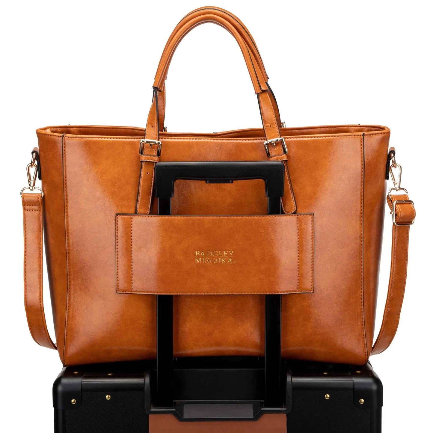 Julia Rustic Vegan Leather Weekender Duffel Bag