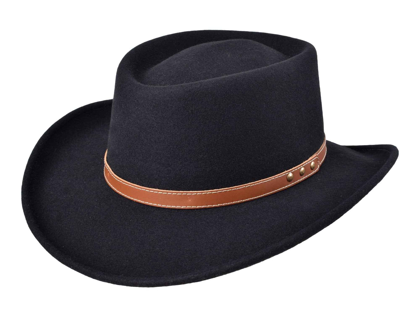 Outdoor Wool Felt Hat Merino Gambler