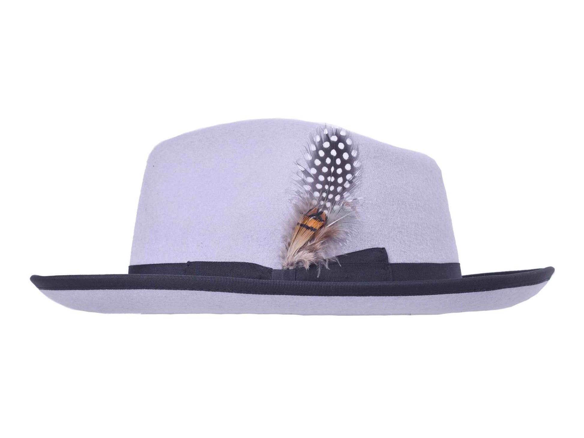 Classic Wool Felt Fedora Hat for Men Heritage