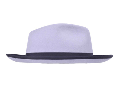 Classic Wool Felt Fedora Hat for Men Heritage