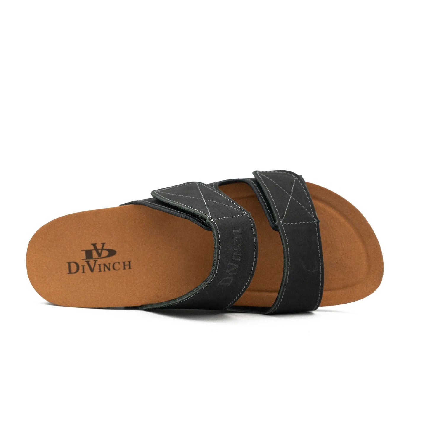 Black Adjustable Slide Sandals