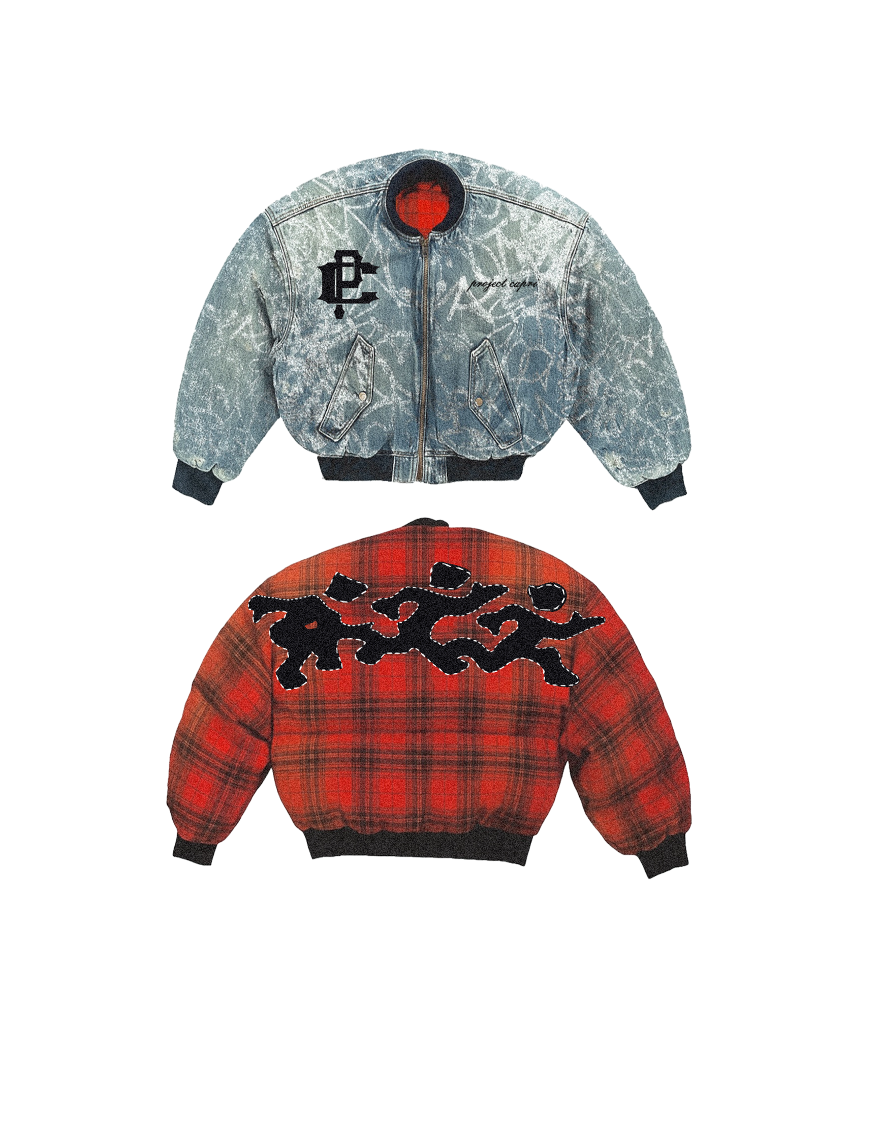 Reversable Graffiti Bomber - Lolomo!