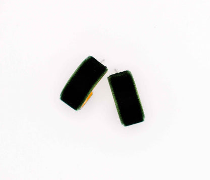 Velvet Elegance Earrings – Luxury Velvet Statement Earrings