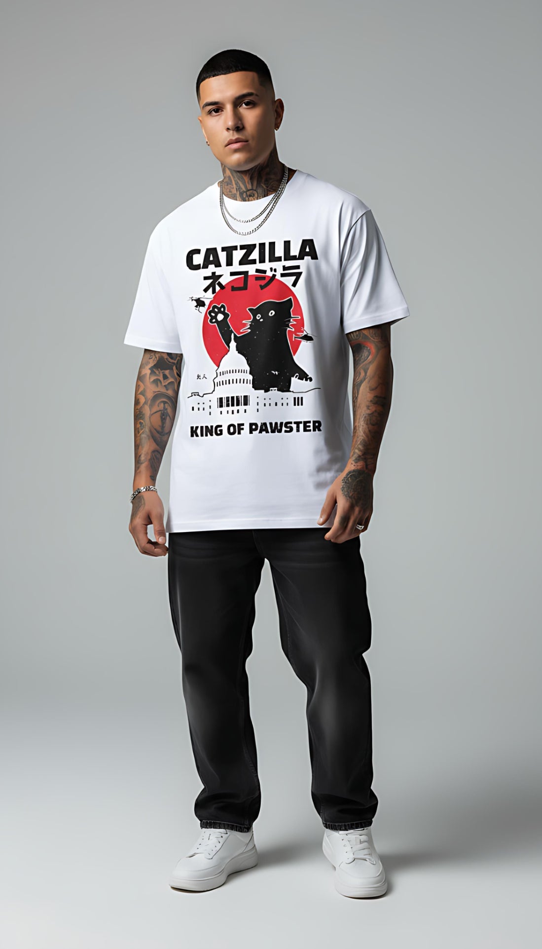 T-shirt Catzilla