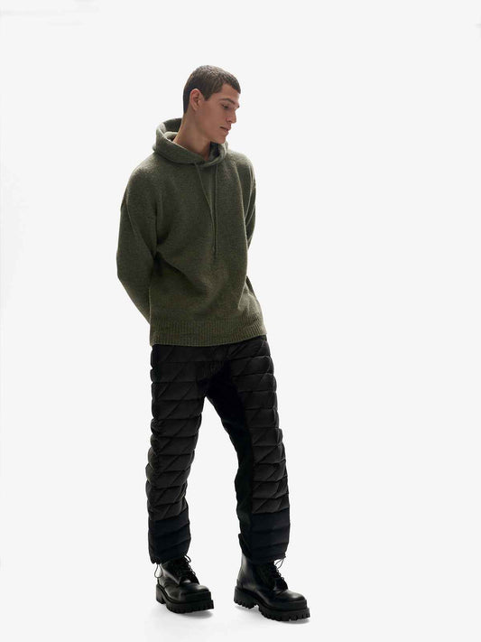 Hybrid Down Sweatpant - Black
