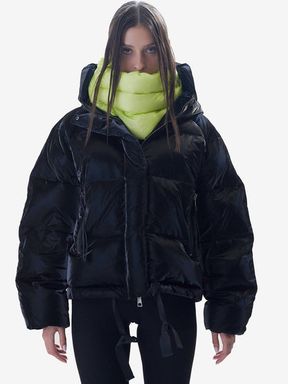 Short Down Puffer - Black