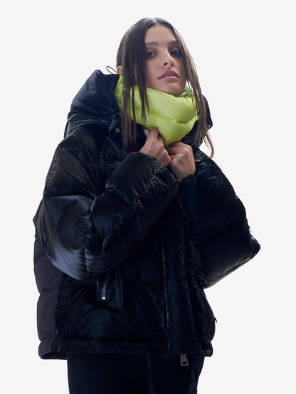 Short Down Puffer - Black