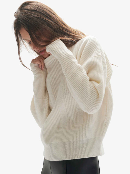 Wool Icon Sweater - Soft Cream