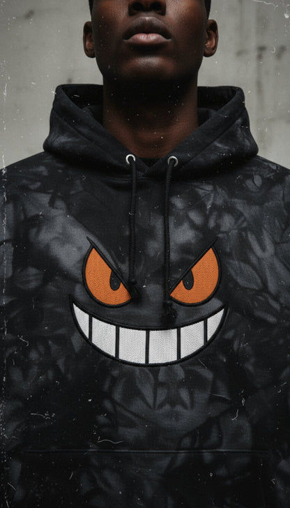 Sweat à capuche tie-dye Demon Inside