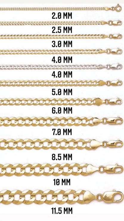 14K Gold- Hollow Rope Chain